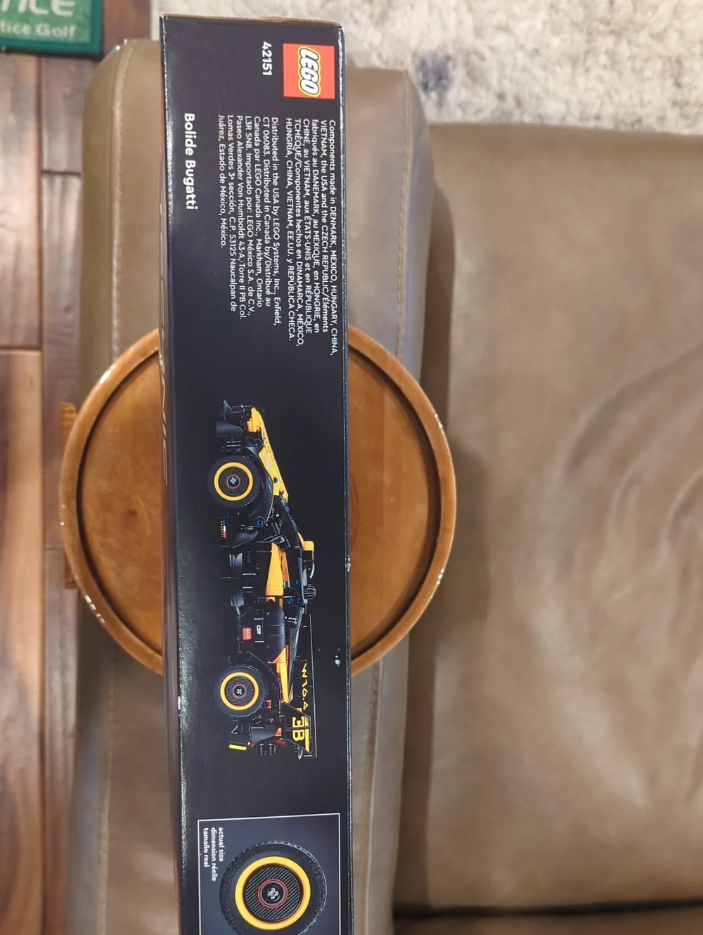 🏎️🏎️ NIB Lego Technic Yellow and Black Bugatti Bolide Model🏎️🏎️